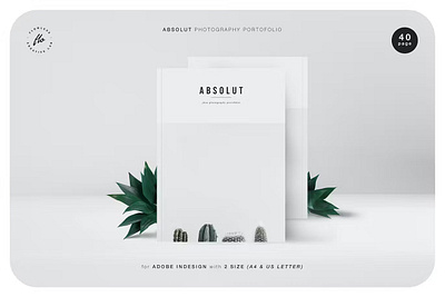 Absolut Photography Portofolio a4 book booklet brochure catalog catalogue clean editorial flyer indesign layout lookbook magazine minimal modern photography portfolio print proposal template