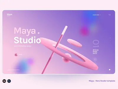 May - Hero Header Agency template app home page home screen homepage interface ios landing landing page landingpage mobile page site ui uidesign uiux ux web web page webdesign website