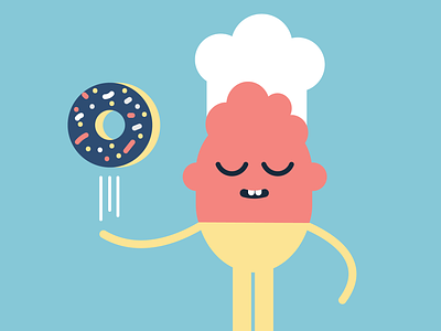 donut dan character character design donut donuts food illustration vector