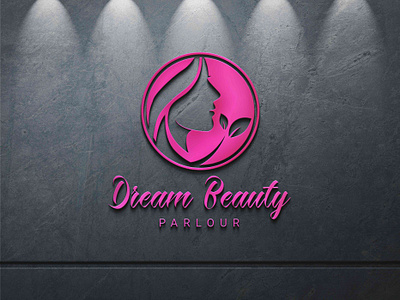 Dreams Beauty Salon Logo branding design graphic design illustration logo