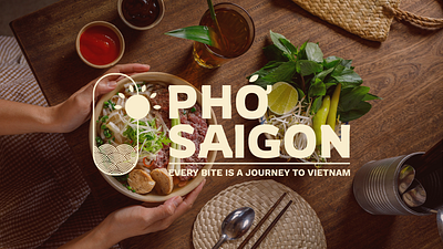 Phở Saigon - Brand Identity and Guidelines asian brand guidelines brand identity branding cuisine design graphic design logo restaurant vietnamese