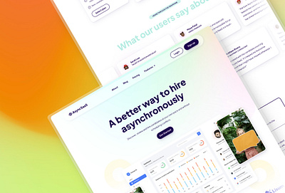 AsyncSaaS Framer template framer saas website startup ui web design
