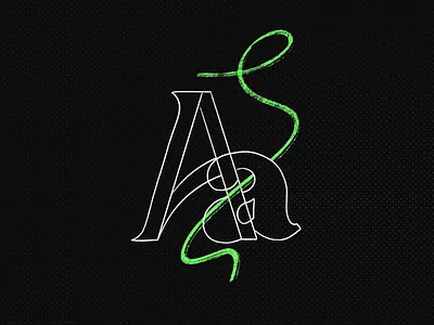 36 Days_A 36days 36daysoftype a animation black and white illustration mixed media motion graphics sketch typography