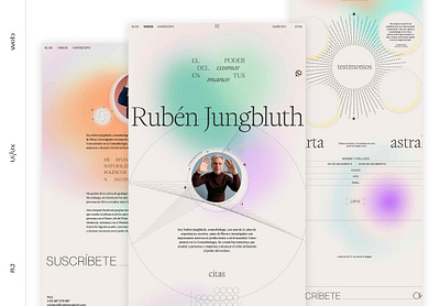 Ruben Jungbluth Astrology animation branding design interaction design ui user ux web design web development