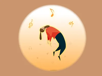 Elevating Sounds..... 2d illustration art illustration book illustration cartoon character design children illustration design digital illustration flat flat illustration graphic design icon illustration sunlight sunset