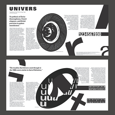 Bookspread typography