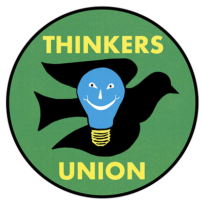 Thinkers Union Show Booking Company Logo branding design graphic design illustration logo music