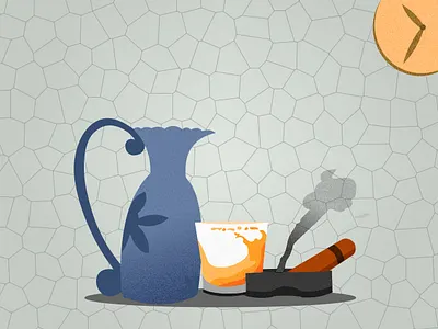 Those Lonely Nights 2d illustration art illustration book illustration character design children illustration cigar design digital illustration drinking flat flat illustration illustration illustrator late smoking still life