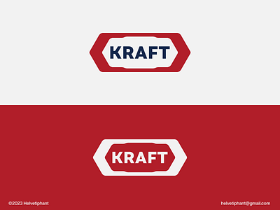 Kraft Food - Logo Redesign abstract logo design brand design branding food food brand food industry icon kraft food logo logo design logo design concept logo designer logo redesign proposal logo refresh logotype mark minimalist logo