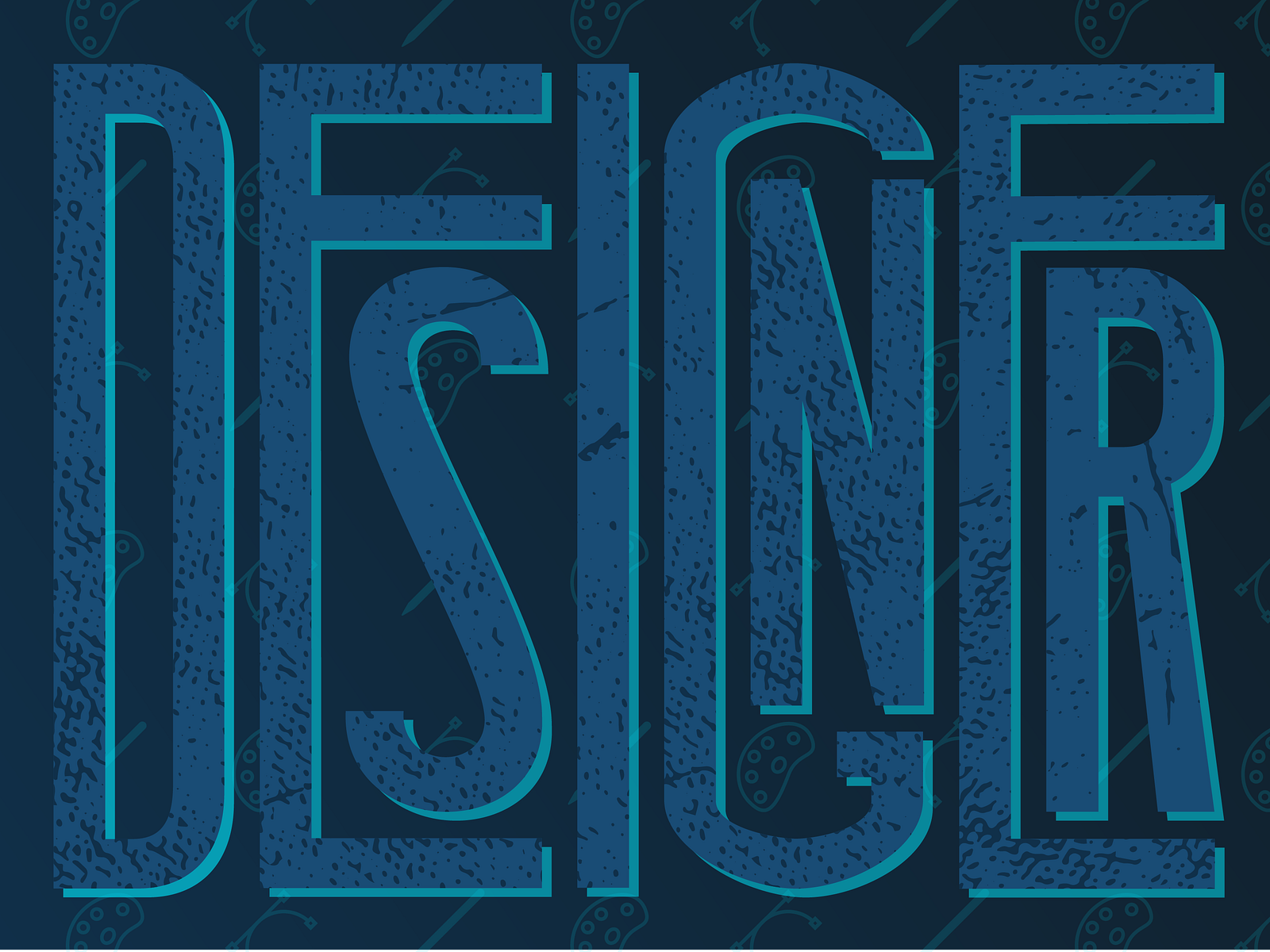Hand Lettering Logo - Day 15/50 by Nick Mendiola on Dribbble