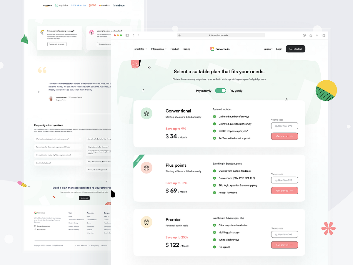 Browse thousands of Mobile Questionnaire Landing Page images for design ...