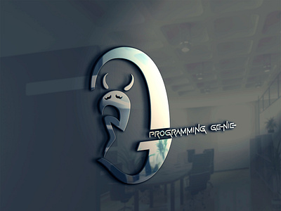 Programming Genie Logo Design branding design graphic design illustration logo typography vector