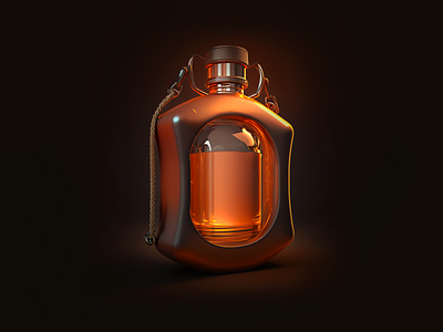 3D illustration - Energy Flask 3d 3d game bet betting bottle casino casino illustration design energy flash flask gambling game art icon illustration nft nft game ui ux web design