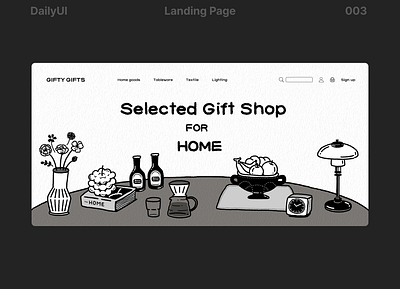 Daily UI :: 003 Landing Page dailyui illustration landing page uxui webdesign website