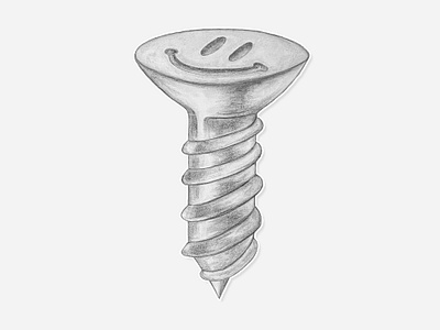 Happy Screw artist color happy illustration mexico painting screw smile smiley tool tornillo