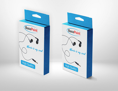 Earphone box box design branding custom box design earphone box design graphic design illustration packaging design packet design