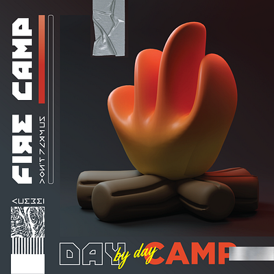 Fire Camp 3d animation app branding design graphic design illustration logo motion graphics typography ui ux vector