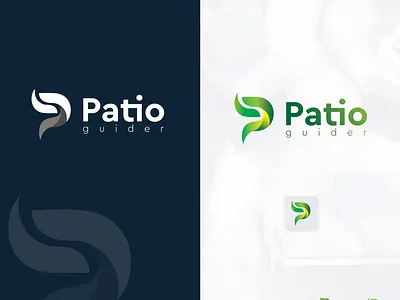 Patio Guider Logo Design adobe illustrator branding business design graphic design illustration illustrator logo logo design natural patio patio guider reluxing ui vector
