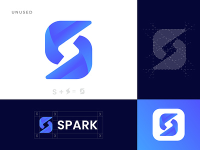 Spark Logo a b c d e f g h i j k l m app logo app icon brand identity branding branding design creative logo icon logo logodesign logomark minimal minimalist logo modern logo monogram n o p q r s t u v w x y z s logo s letter logo spark logo tech logo technology logo ui