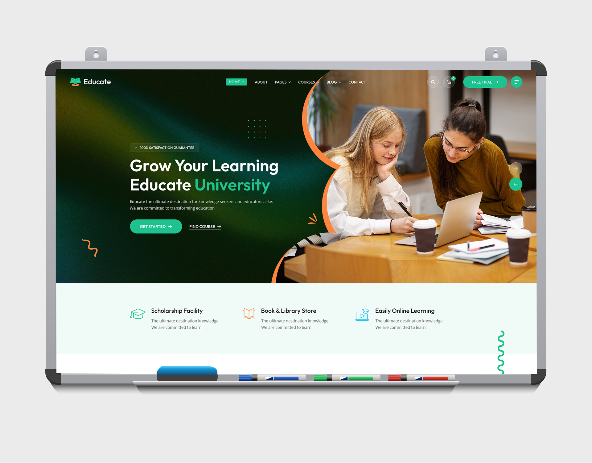 EducateX – Education & Online Course HTML5 Template academicsuccess digitaleducation e learning educationforall educationmatters edutech knowledgeispower learnfromhome lifelonglearning onlinelearning skilldevelopment smarteducation studentlife studysmart virtualclassroom