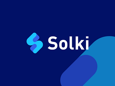 Solki Logo for a Crypto Options Trading Platform blockchain branding broker card credit crypto currency exchange finance fintech letter s logo logo logo design nft pay payment s logo s logos unused wallet