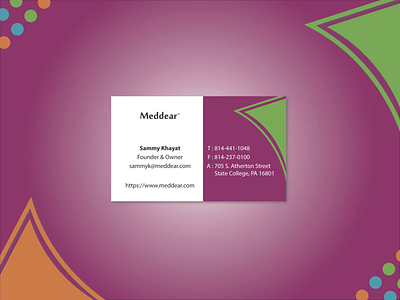 Business Card (Animated) 2d animation art brand branding business business card design graphic design identity illustration logo motion graphics vector