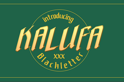 Kalufa | Blackletter blackletter blackletter dafont blackletter download font free bold font classic font display font gothic font graphic design kalufa poster typography