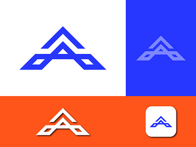 A Modern Lettermark Logo a letter logo branding design graphic design letter a logo modern logo