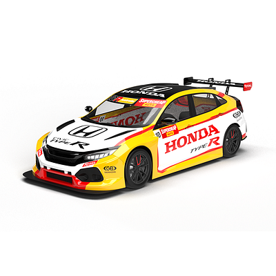 Honda Civic FK7/8 TCR 3D model 3d model graphic design honda civic fk78 livery design livery designer livery template motorsport graphics tcr wrap design