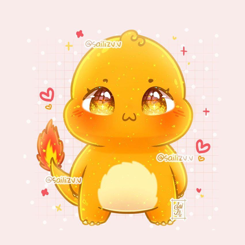 Pikachu Pokemon Kawaii!! by sailizv.v by Sai Liz on Dribbble