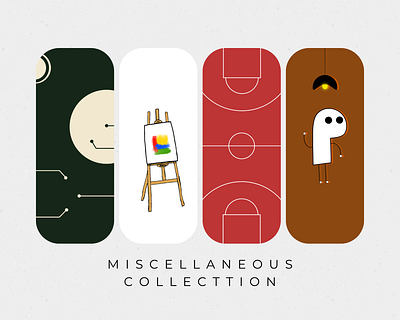 Miscellaneous Collection illustration procreate vector vectornator wallpapers