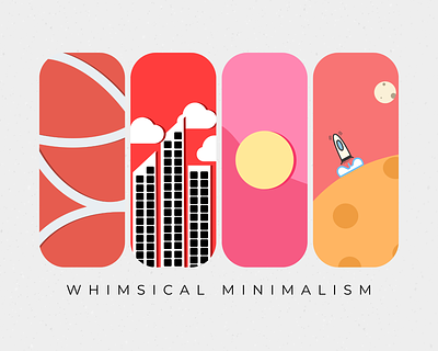 Whimsical Minimalism graphic design illustration minimalistic vectornator wallpaper