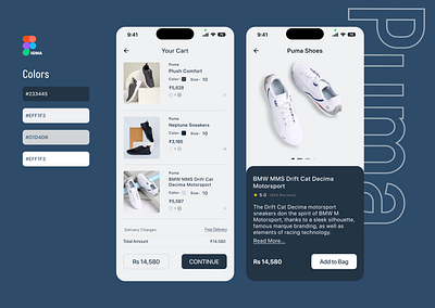 Shoe App figma ui ux