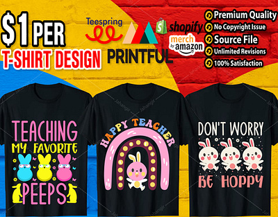 Easter Day T-Shirt Design Bundle branding design graphic design illustration logo tshirtdesign typography ui ux vector