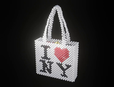 3D Susan Alexandra I LOVE NY Bag 3d ar art augmented reality bag blender design fashion instagram kristina vilyams meta new york nft spark ar susan alexandra ui user experience user interface ux