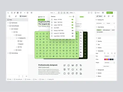 Web Builder UI/UX Design builder complex web creator layers saas saas design consultant tools web app