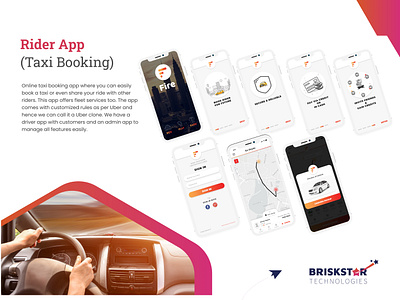 Rider App app appdesign design graphic design mobileapplicationdesign mobileapplicationwork taxibookingapp ui ux web