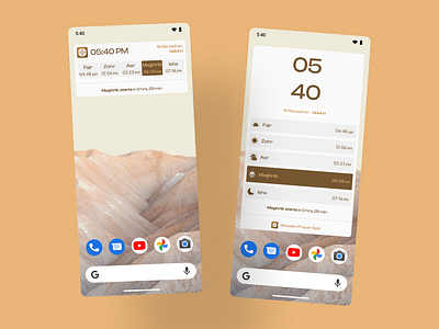 #UIExploration - Moeslim Prayer Widget android app application dark mode design ios light mode mobile mobile app mobile ui moeslim moeslim app prayer ui ui mobile uiux ux widget widget app