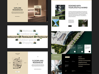 Fortress Gardens Concept pt.2 clean design hotel landing page layout minimal real estate vietnam web design website