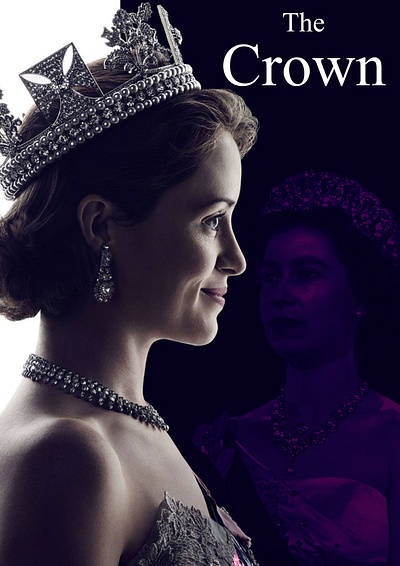 The Crown series poster design graphic design illustration minooakbari poster poster design series the crown the crown series