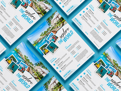 Travel Flyer Design design flyer design graphic design graphic designer travel flyer design