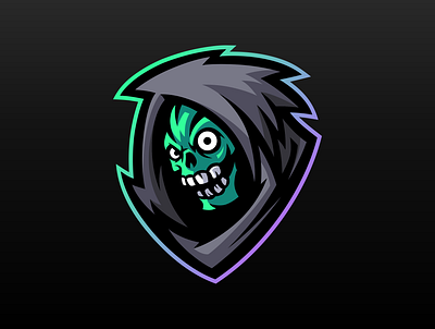 Zombie Logo Mascot branding discord esport esportlogo gamer gaming graphic design illustration logo mascot mascot logo sport sports logo streamer streaming twitch zombie zombie logo zombie mascot logo