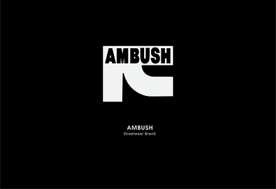 Ambush Logo Design 3d appdesign art brandidentity branding clean design dribbble graphic design illustration inspiration logo logodesign logotype modern simple streetwear symbol typography vector