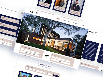 Horizon Homes Website Design branding design graphic design illustration logo typography ui ux