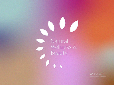 Natural Wellness & Beauty Logo branding identity design logo womenempowerment