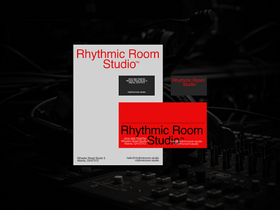 Branding Rhythmic Room Studio branding design graphic design identity layot logo music typography ui ux web web design