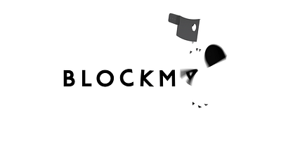 BLOCKMAN logo animation 2d 2d animation 3d 3d animation animation bumper gif intro logo logo animation logoanimation loop motion graphics outro transparent youtube