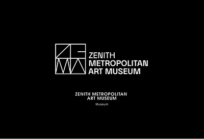 Zenith Art Museum Logo Design 3d animation brandidentity branding design graphic design illustration inspiration logo logodesign logomark logotype minimal modern motion graphics typography ui ux vector