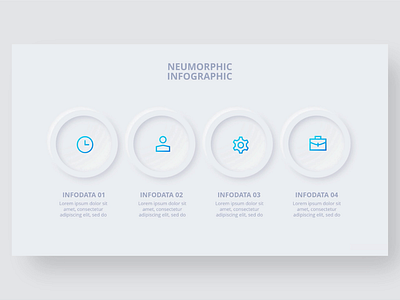 Neumorphic Animated PowerPoint Presentation animated infographic neumorphic neumorphism powerpoint ppt template timeline