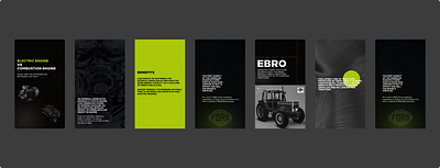 IG Stories template for E-Car Company branding design graphic design illustration logo typography ui vector